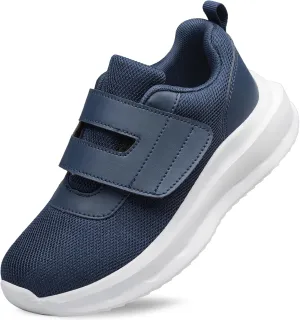 Toddlers Shoes Boys Girls Kids Sneskers Tennis Running Athletic Sport Gym Lightweight Breathable Navy Blue Toddler Size 8
