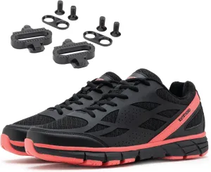 Tommaso Cycling Shoes Women—Outdoor Cycling Shoes Women—Women Specialized Bike Shoes— Walkable Cycling Shoes—Women SPD Cycling Shoes—Indoor Cycling Shoes Women SPD—Peloton Shoes—SPD Cleat Installed
