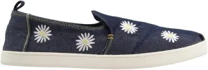TOMS Womens Alpargata Cupsole Embroidery Slip On Sneakers Shoes Casual - Blue
