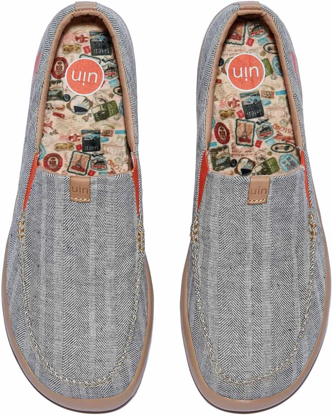 UIN Men's Art Travel Shoes Slip On Casual Painted Loafers Lightweight Comfort Fashion Sneaker Nerja