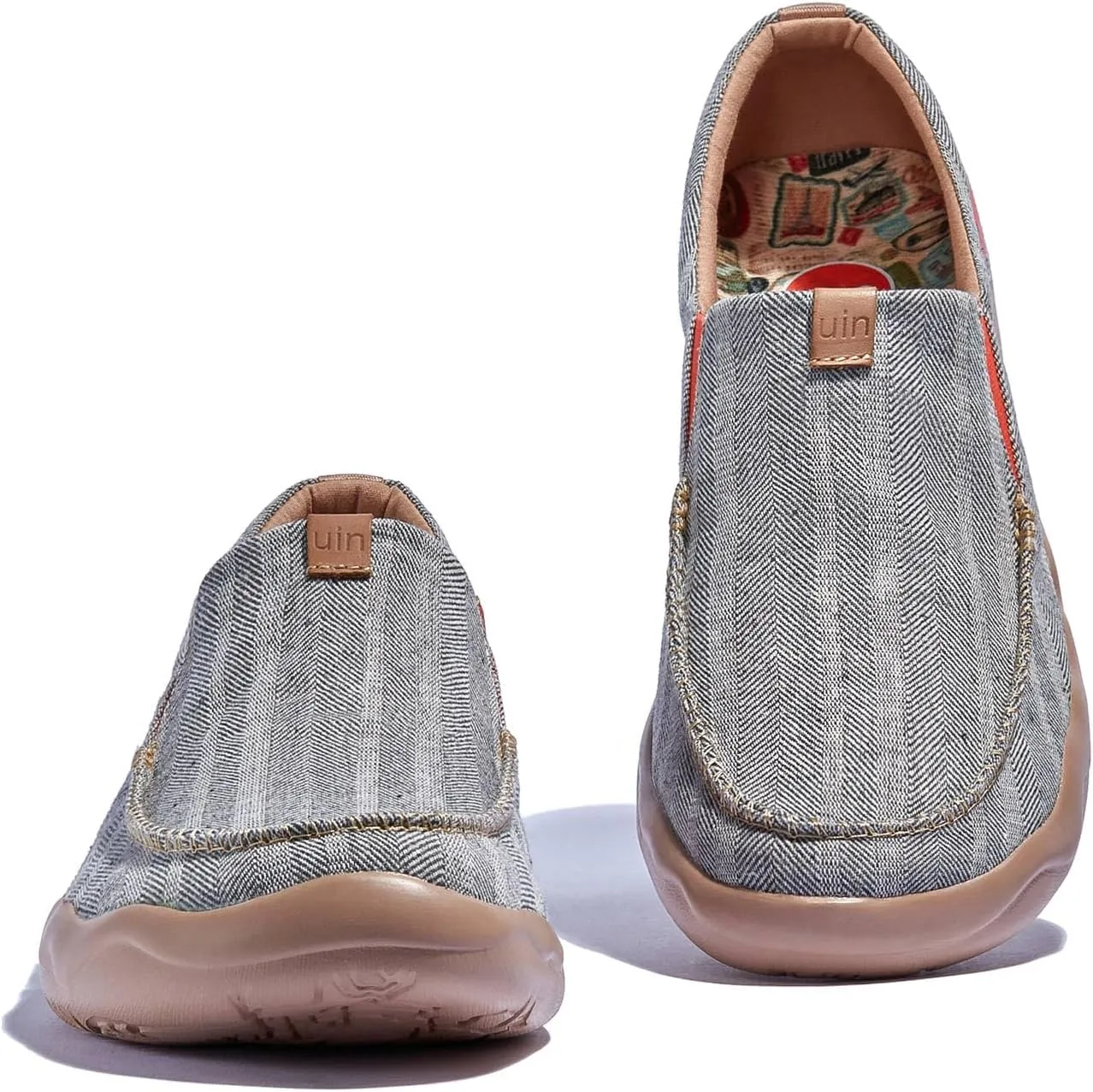 UIN Men's Art Travel Shoes Slip On Casual Painted Loafers Lightweight Comfort Fashion Sneaker Nerja