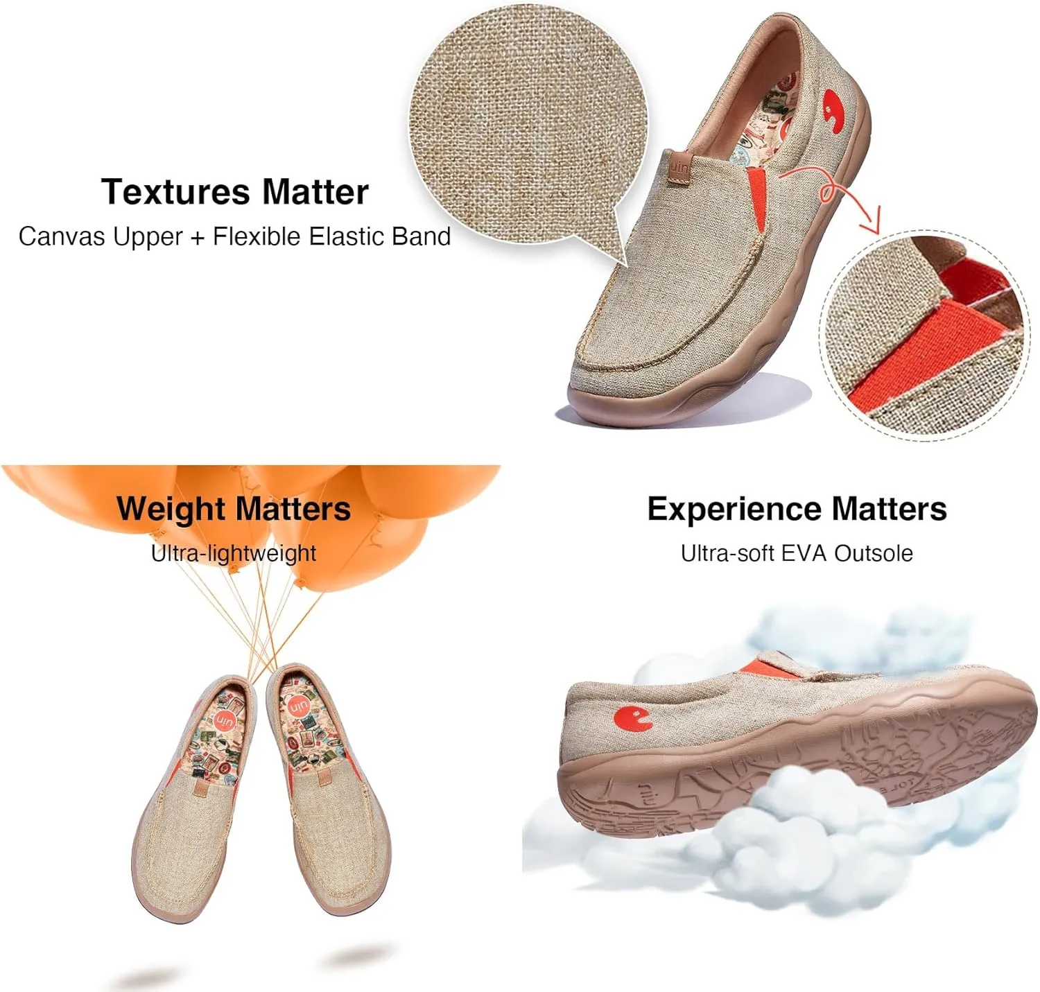 UIN Men's Art Travel Shoes Slip On Casual Painted Loafers Lightweight Comfort Fashion Sneaker Nerja