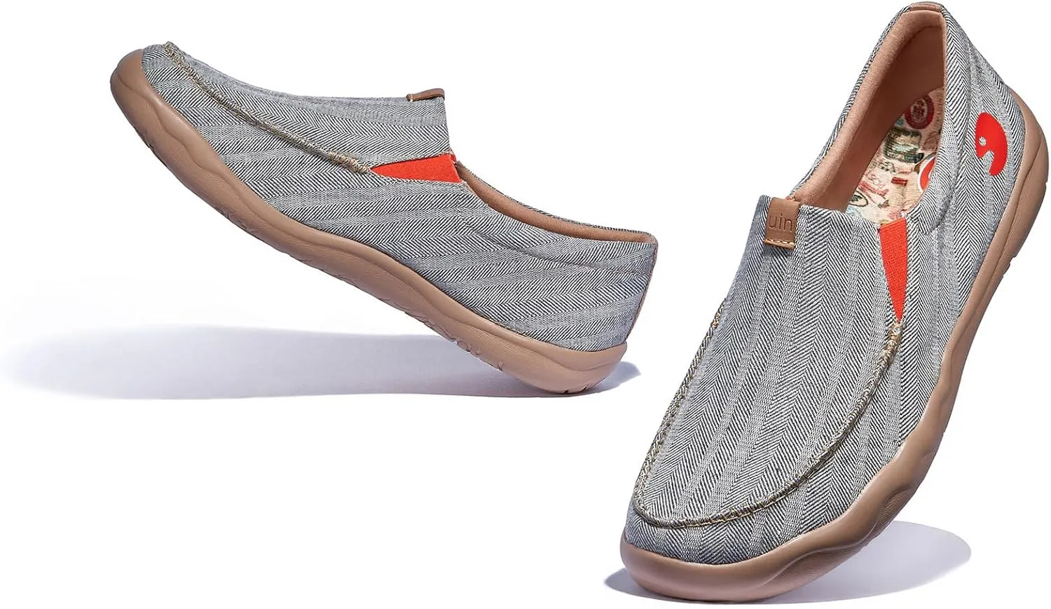 UIN Men's Art Travel Shoes Slip On Casual Painted Loafers Lightweight Comfort Fashion Sneaker Nerja