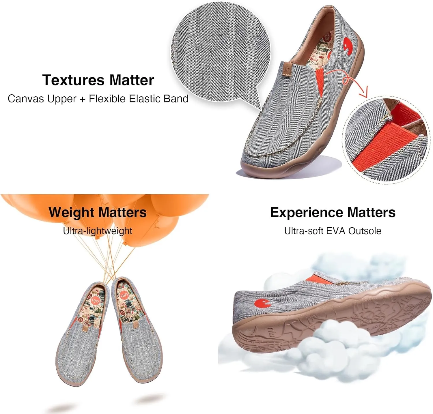 UIN Men's Art Travel Shoes Slip On Casual Painted Loafers Lightweight Comfort Fashion Sneaker Nerja