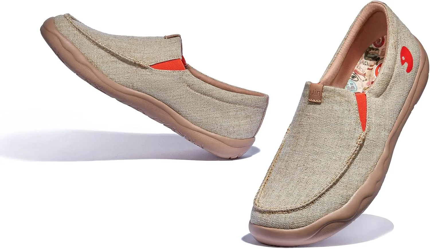 UIN Men's Art Travel Shoes Slip On Casual Painted Loafers Lightweight Comfort Fashion Sneaker Nerja
