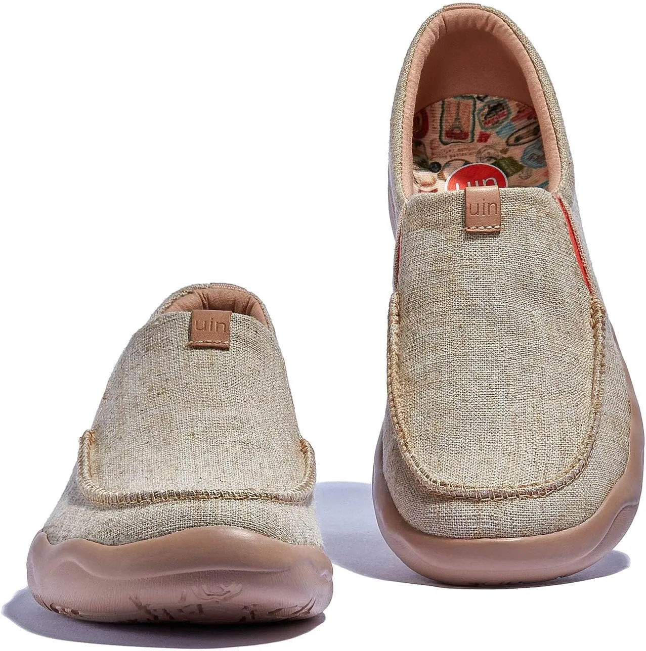 UIN Men's Art Travel Shoes Slip On Casual Painted Loafers Lightweight Comfort Fashion Sneaker Nerja