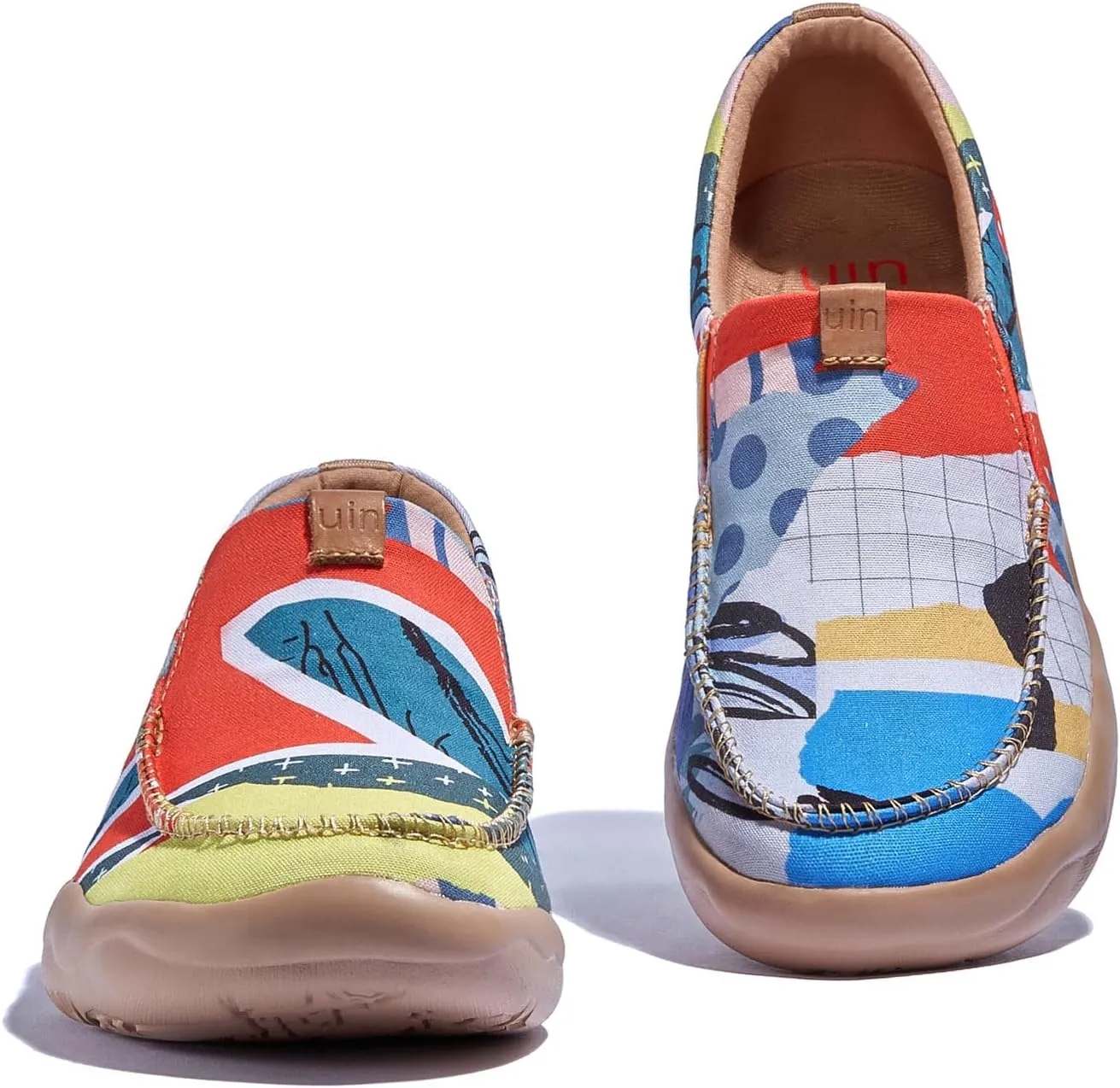 UIN Women's Art Travel Shoes Slip On Casual Loafers Lightweight Comfort Fashion Sneaker Nerja