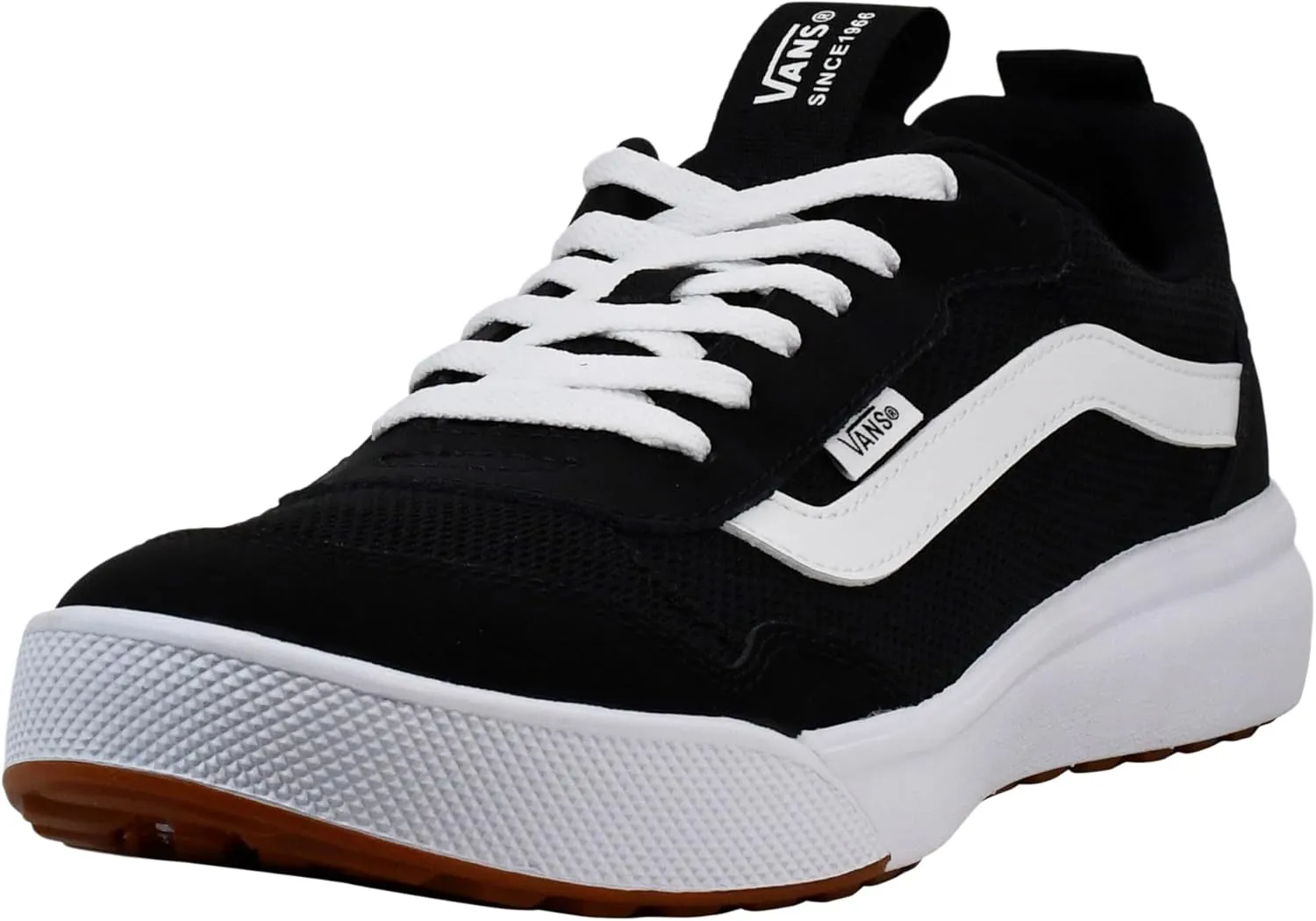 Vans Men's Range EXP Sneaker, Mesh Black/White, 10 M US