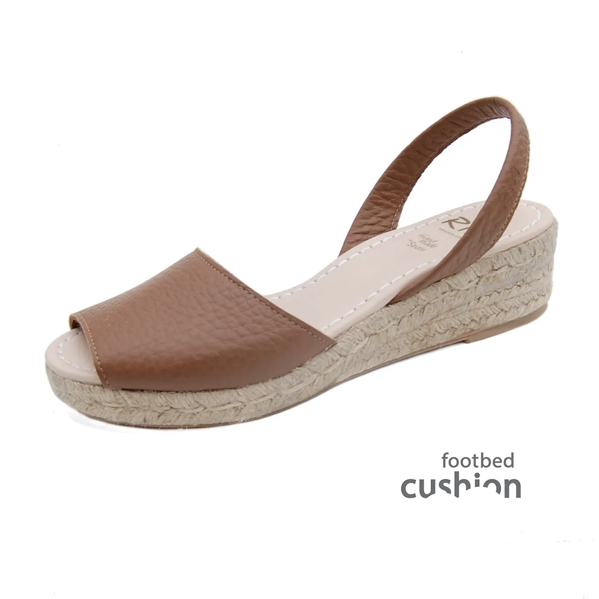 Vicki Low Jute Wedge Espadrilles in Tan