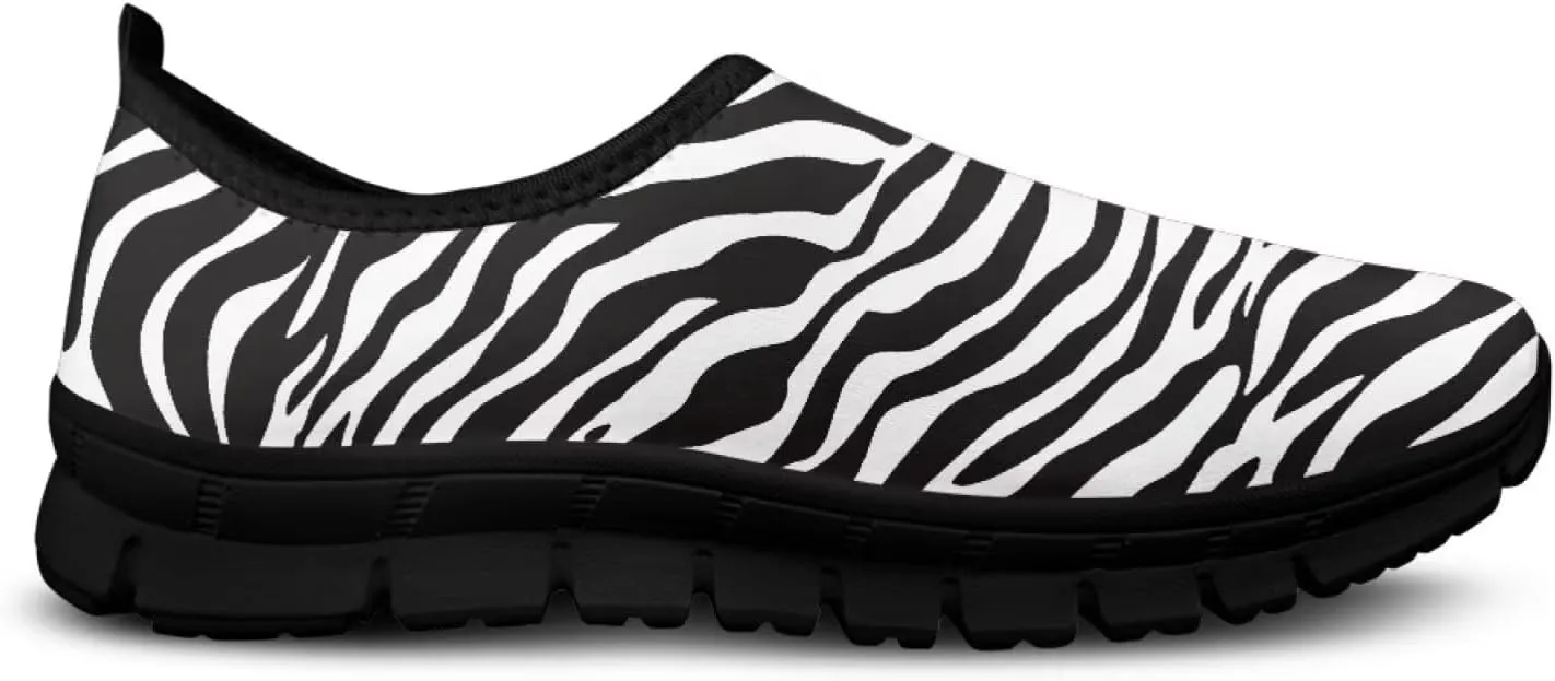 Walking Shoes for Women Slip On Low Top Casual Flat Sneakers Lightweight Breathable Mesh Tennis Footwear