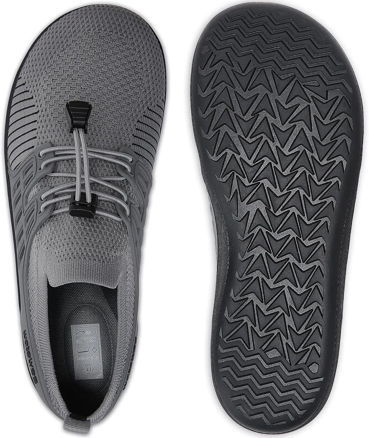 WateLves Wide Water Shoes Womens Mens Barefoot Zero Drop Shoes Beach Walking Sneakers