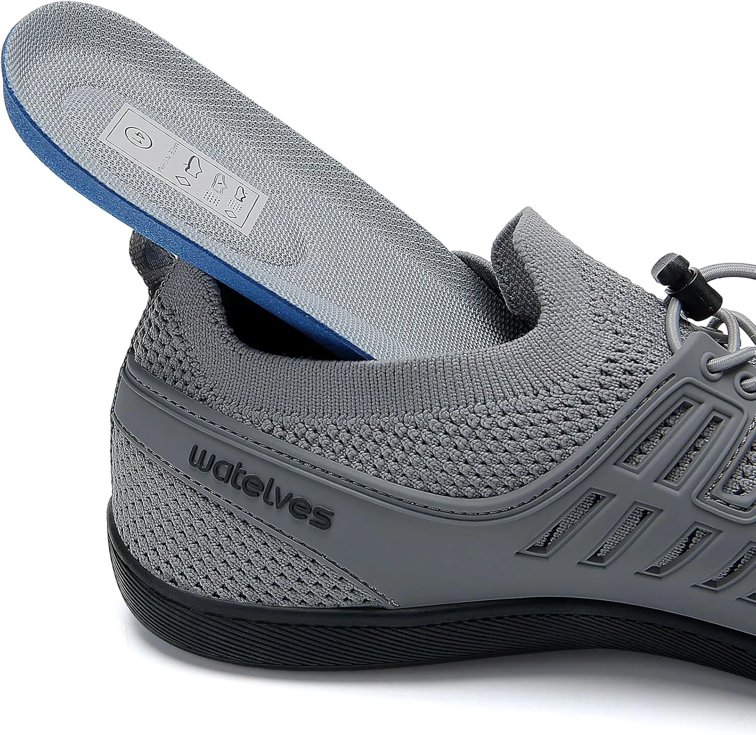 WateLves Wide Water Shoes Womens Mens Barefoot Zero Drop Shoes Beach Walking Sneakers