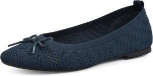 WHITE MOUNTAIN Women's Sashay Woven Knit Ballet Flat