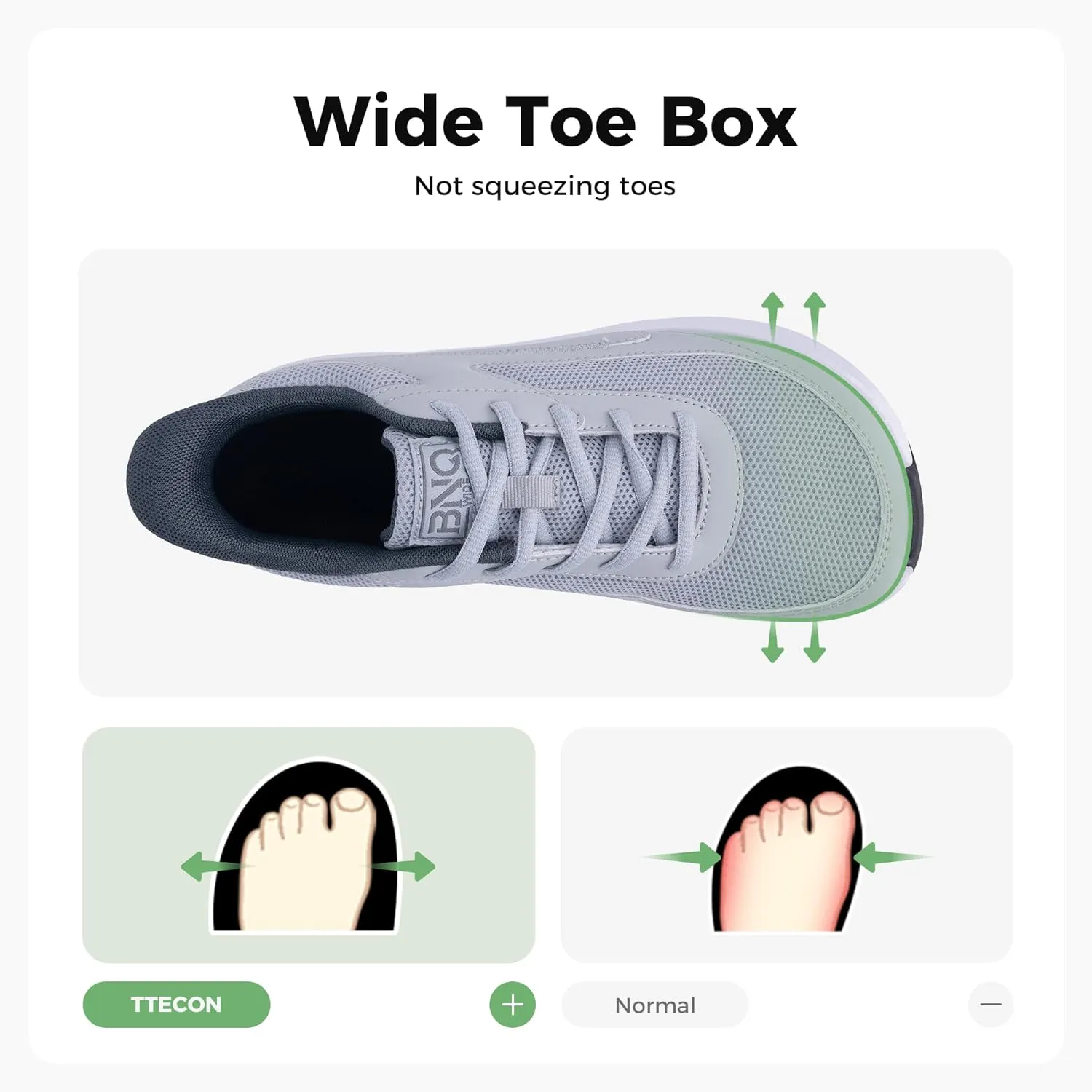 Wide Toe Box Womens Slip On Walking Shoes Extra Wide Width Sneaker for Foot Pain Relif Comfortable Air Tennis Running Shoes Size 6-11