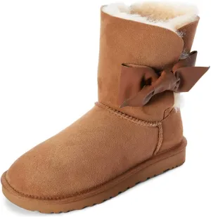 Women Mid Calf Snow Boots Warm Fur Winter Flats Booties Comfortable Casual Shoes Size 4-15 US