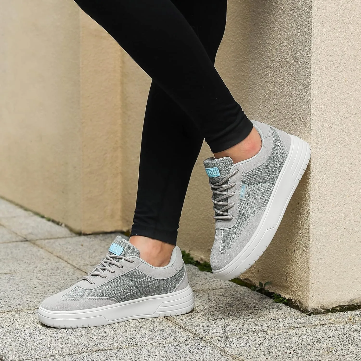 Women's Canvas Walking Shoes with Orthopedic Arch Support Comfortable Fashion Sneakers for Plantar Fasciitis Flat Feet Pain Relief