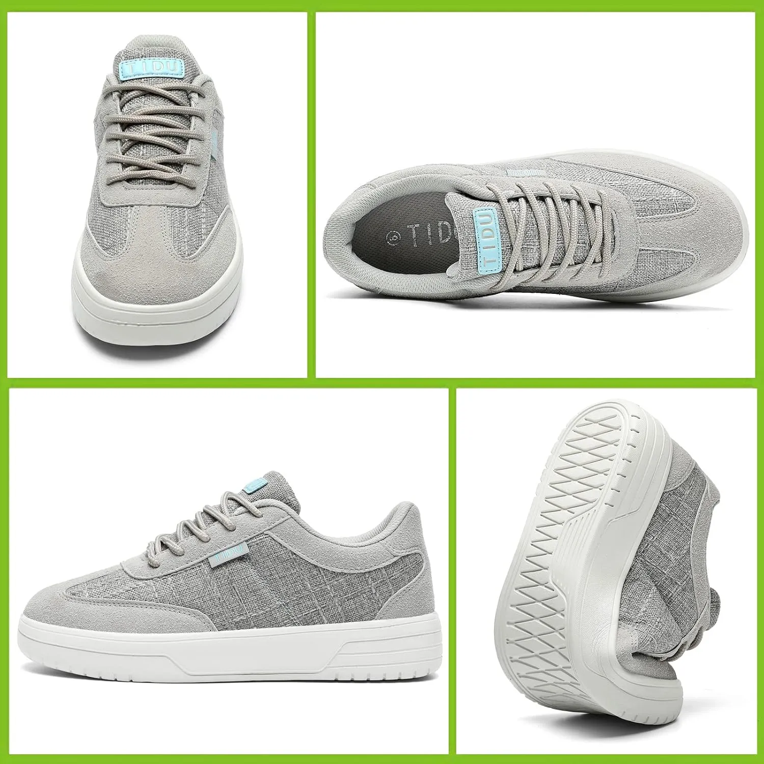 Women's Canvas Walking Shoes with Orthopedic Arch Support Comfortable Fashion Sneakers for Plantar Fasciitis Flat Feet Pain Relief