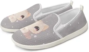 Womens Casual Flat Shoes Comfort Low top Loafers Ladies Slip-on Soft Travel Shoes Lightweight Flats Classic Walking Shoes SizeUS 6-11