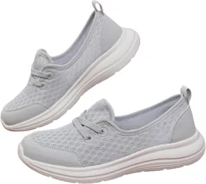 Women's Casual Lightweight Soft Sole Mesh Comfort Orthopedic Shoes, 2024 New Walking Slip On Flats with Arch Support
