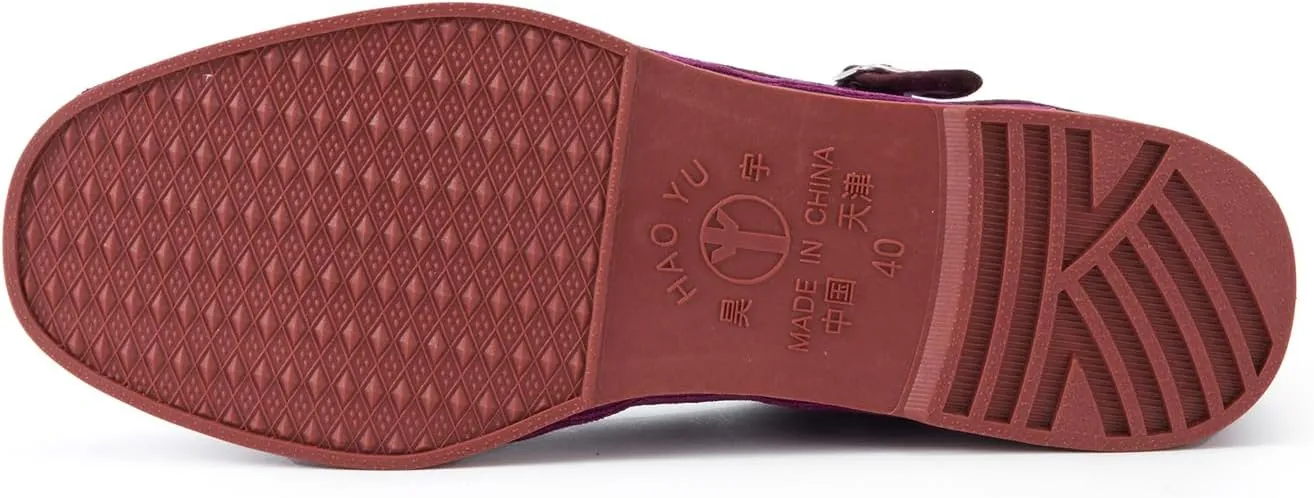Womens Classic China Flats, Casual China Doll Shoes, Cotton Mary Janes, Chinese Tai Chi Shoes