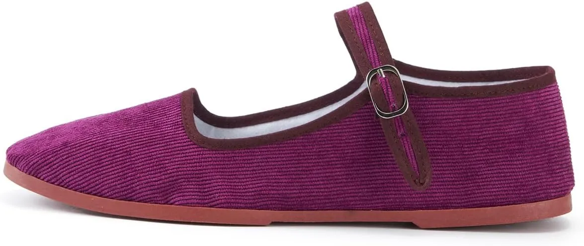 Womens Classic China Flats, Casual China Doll Shoes, Cotton Mary Janes, Chinese Tai Chi Shoes