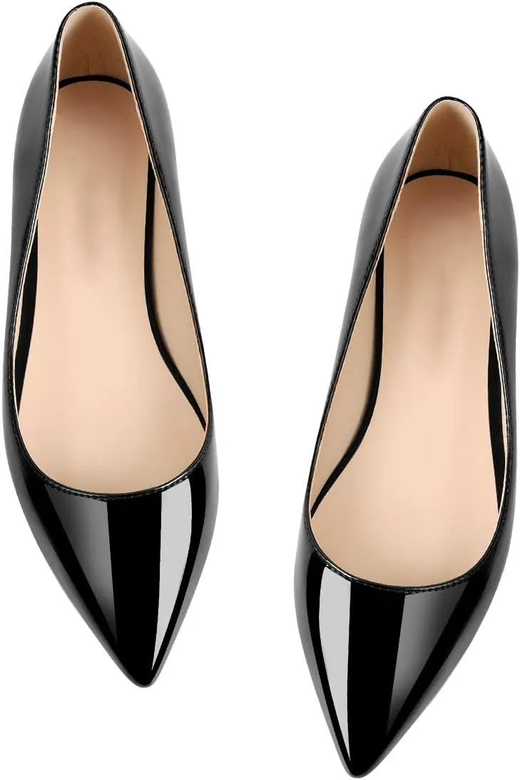 Women's Flats Shoes Pointed Toe Casual Flats Slip on Comfortable Dress Flats Shoes Fashion Ballet Shoes