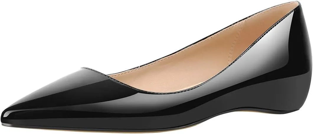 Women's Flats Shoes Pointed Toe Casual Flats Slip on Comfortable Dress Flats Shoes Fashion Ballet Shoes