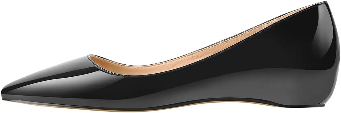 Women's Flats Shoes Pointed Toe Casual Flats Slip on Comfortable Dress Flats Shoes Fashion Ballet Shoes