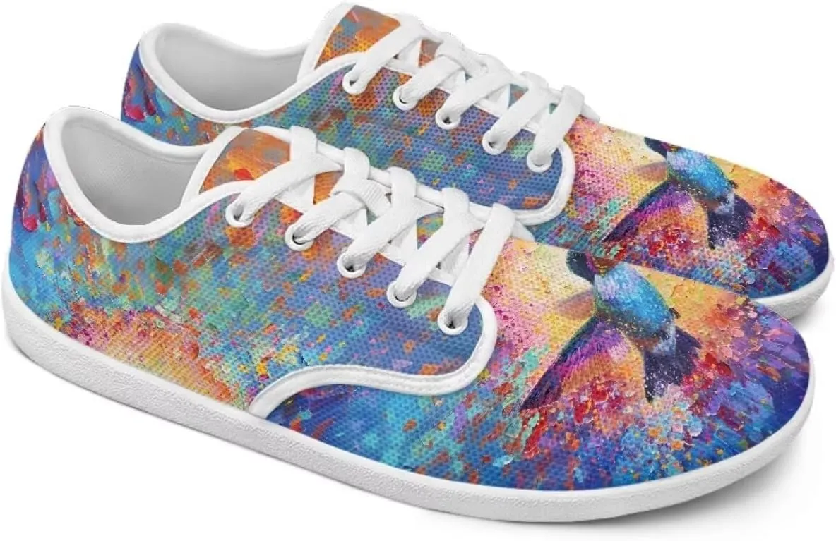 Women's Hummingbird Running Sneaker Leisure Dance Shoes Business Loafers Flats Walking Sneakers