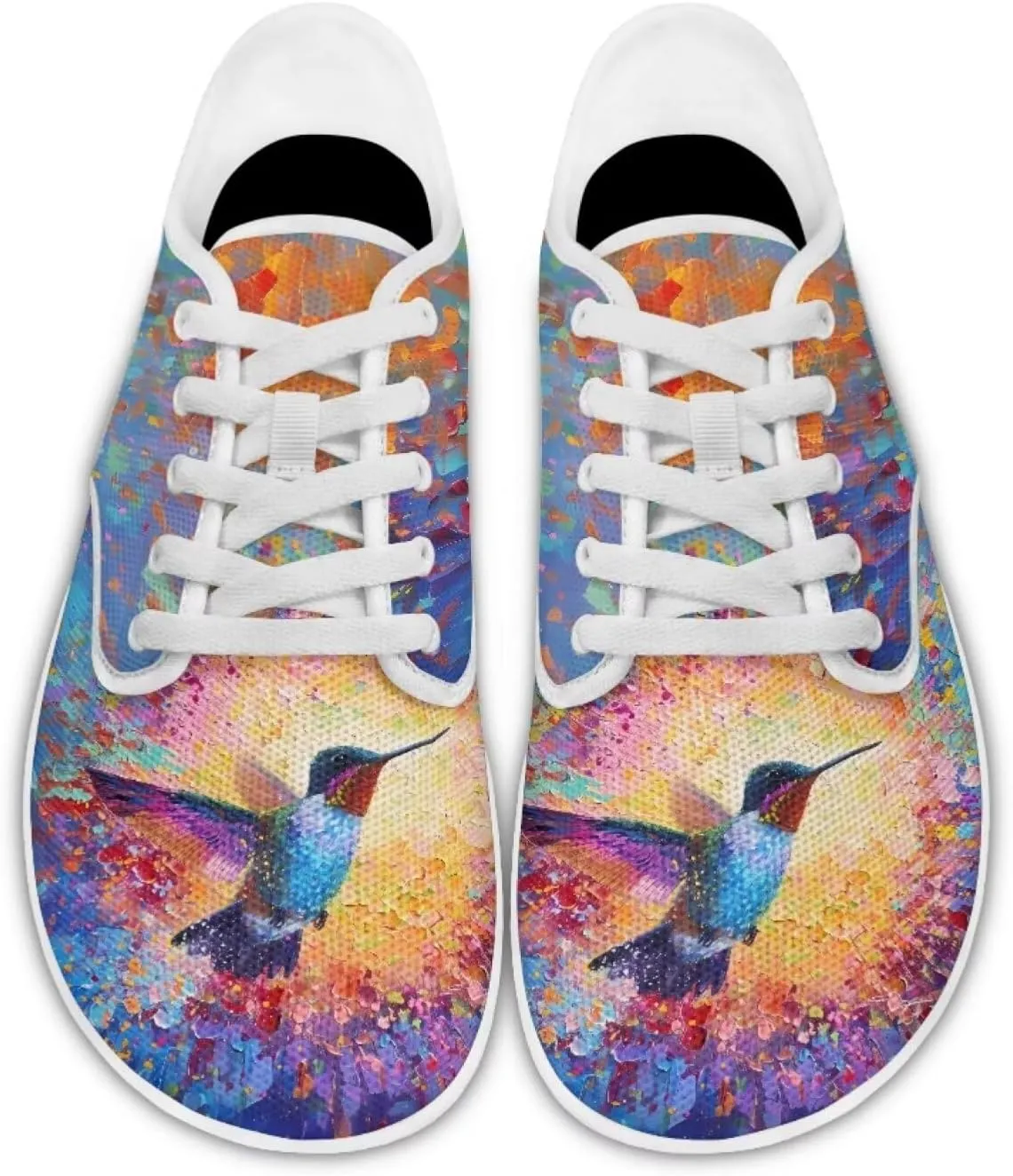 Women's Hummingbird Running Sneaker Leisure Dance Shoes Business Loafers Flats Walking Sneakers