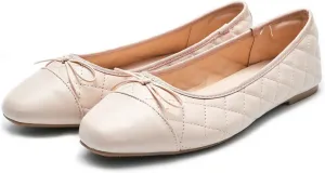 Women's Round Toe Ballet Flats Comfortable Bow Dressy Flats Shoes for Women