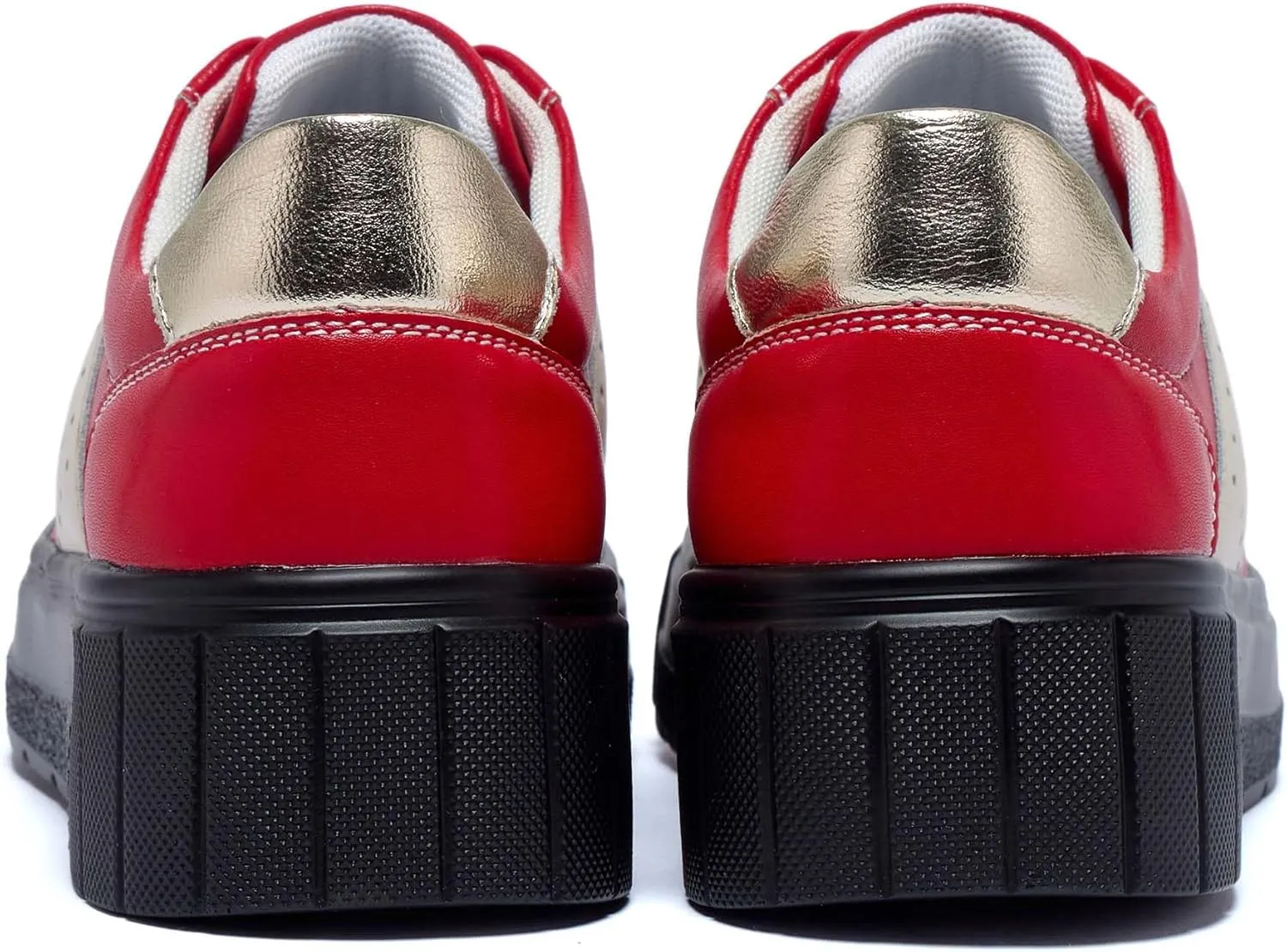 Women's Skateboard Shoes Fashion Sneakers Women's Classic Lace Up Casual Walking Shoes Outdoor Slip Resistant Platform Shoes-Fashion Women's Shoes