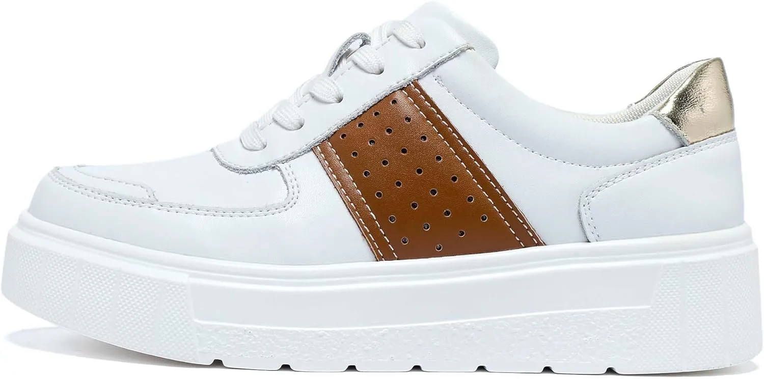 Women's Skateboard Shoes Fashion Sneakers Women's Classic Lace Up Casual Walking Shoes Outdoor Slip Resistant Platform Shoes-Fashion Women's Shoes