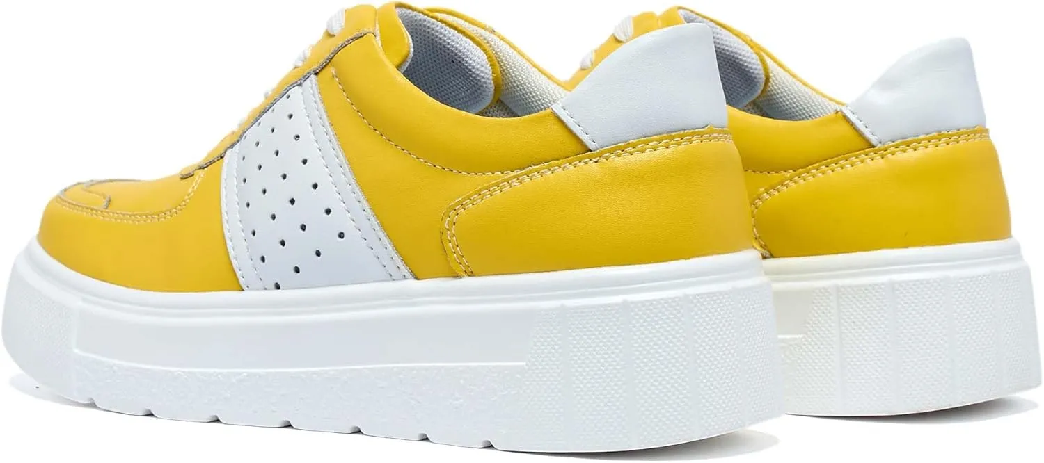 Women's Skateboard Shoes Fashion Sneakers Women's Classic Lace Up Casual Walking Shoes Outdoor Slip Resistant Platform Shoes-Fashion Women's Shoes