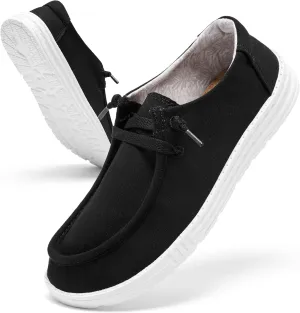 Womens Slip-on Loafers Slip in Boat Walking Shoes