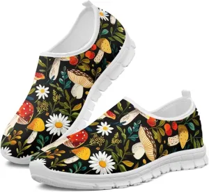 Women's Sneakers Casual Low Top Running Sneaker Flat Breathable Slip On Soft Holiday Play Athletic Shoes for Womens