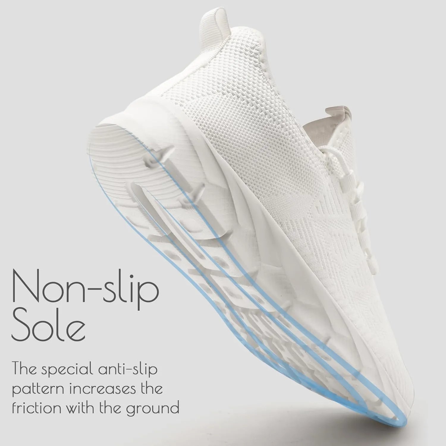 ZGPWZWL Mens Running Shoes Fashion Sneakers for Walking Tennis Gym Shoes Slip On Lightweight and Comfortable
