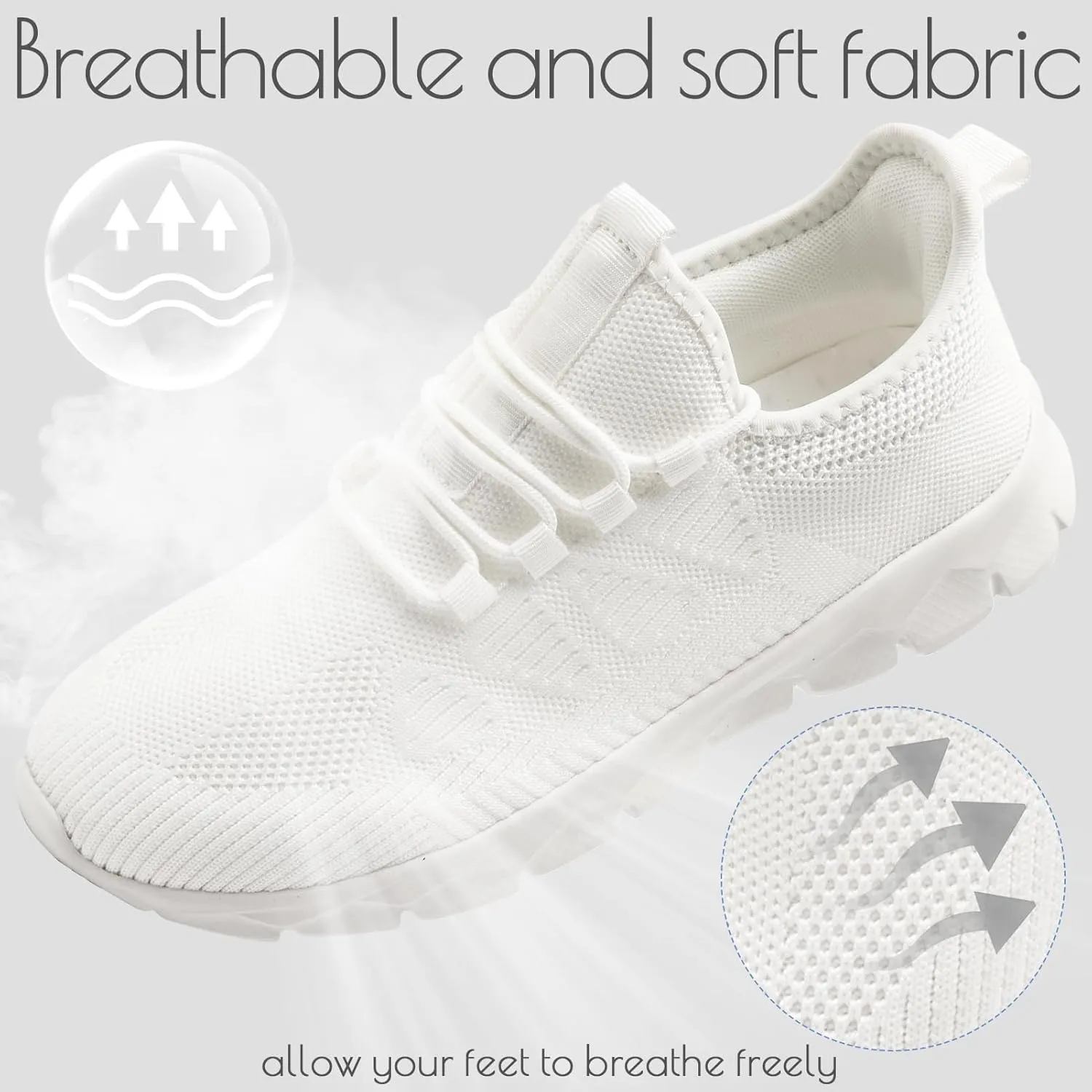 ZGPWZWL Mens Running Shoes Fashion Sneakers for Walking Tennis Gym Shoes Slip On Lightweight and Comfortable