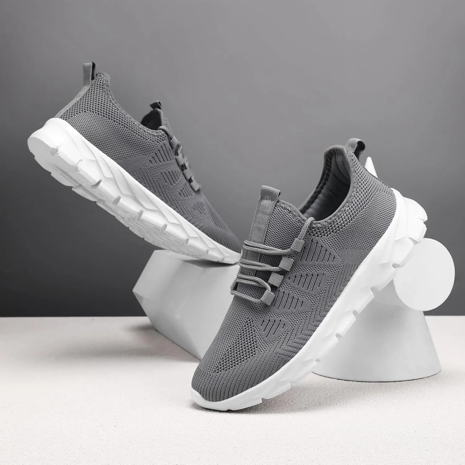 ZGPWZWL Mens Running Shoes Fashion Sneakers for Walking Tennis Gym Shoes Slip On Lightweight and Comfortable